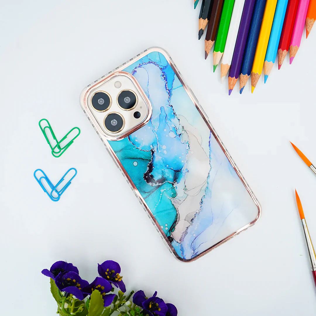 Luxury Splice Marble Phone Case - Apple