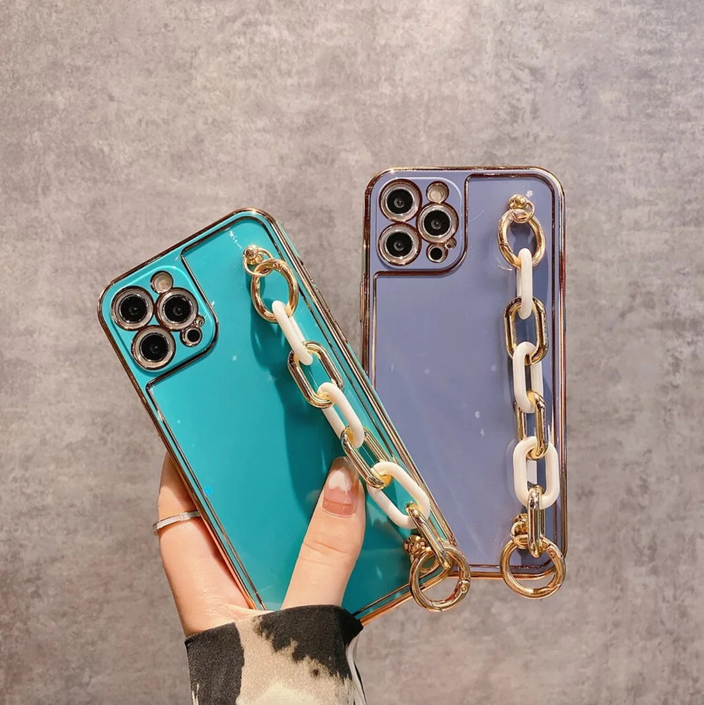 Electroplating 3D Chain Bracelet Case