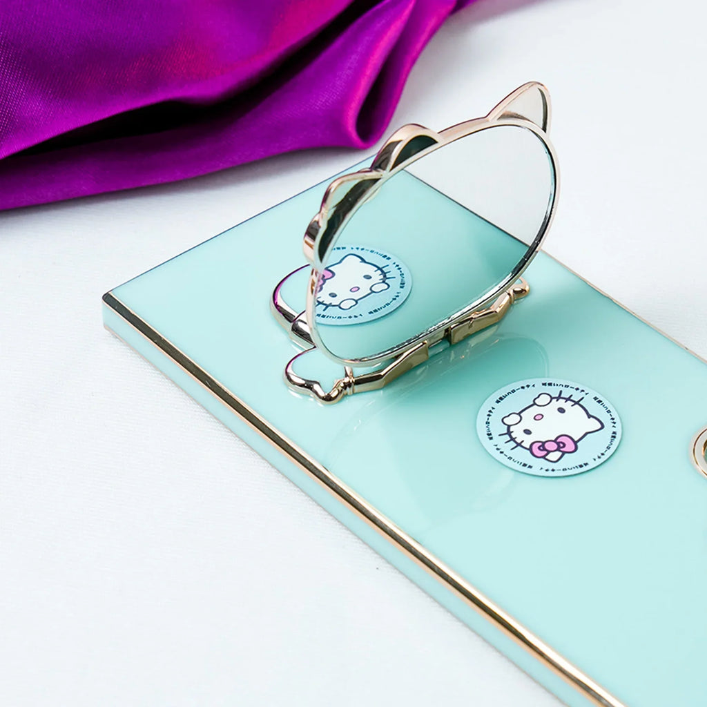 Charming Kitty Folding Mirror Stand Case -Samsung