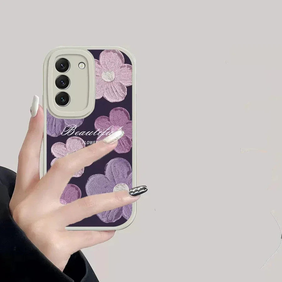 Retro Rose Flowers Phone Case - Samsung