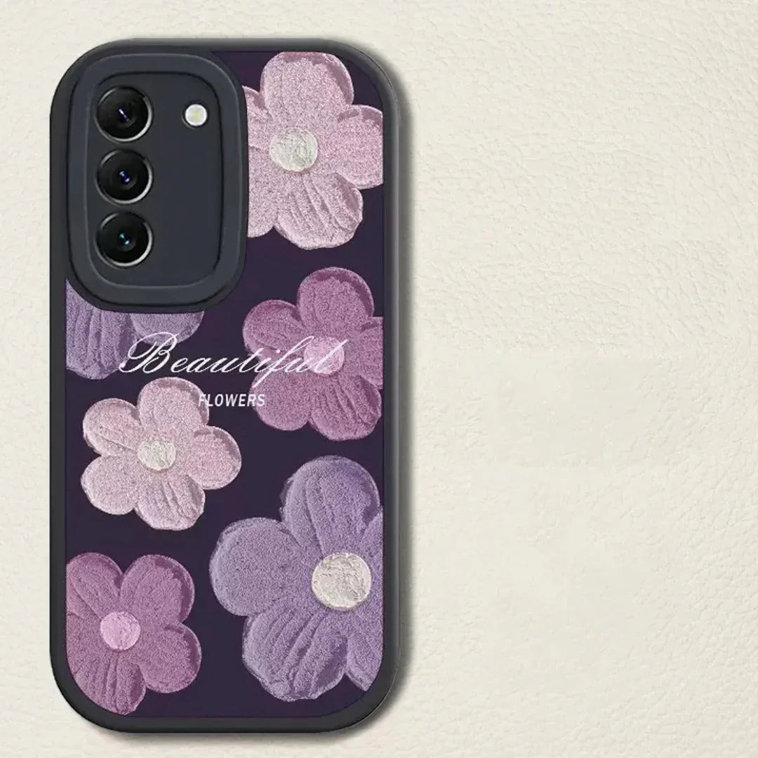 Retro Rose Flowers Phone Case - Samsung