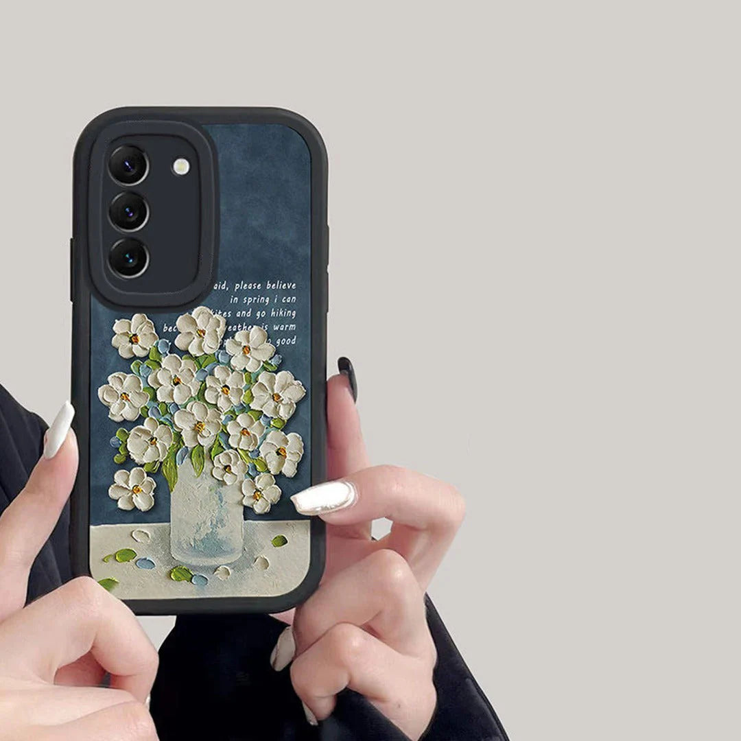 Flower Painting Phone Case - Samsung
