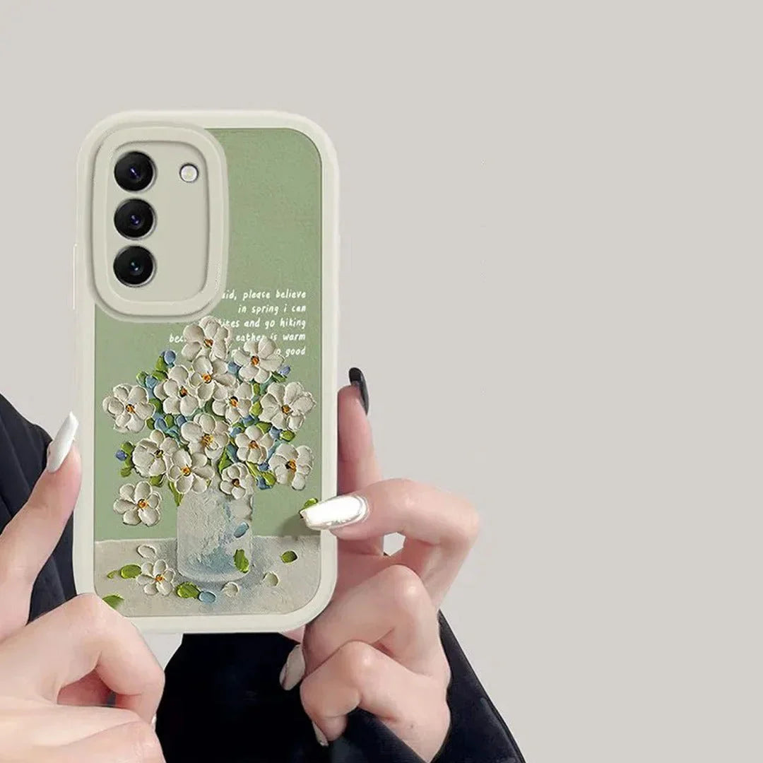 Flower Painting Phone Case - Samsung