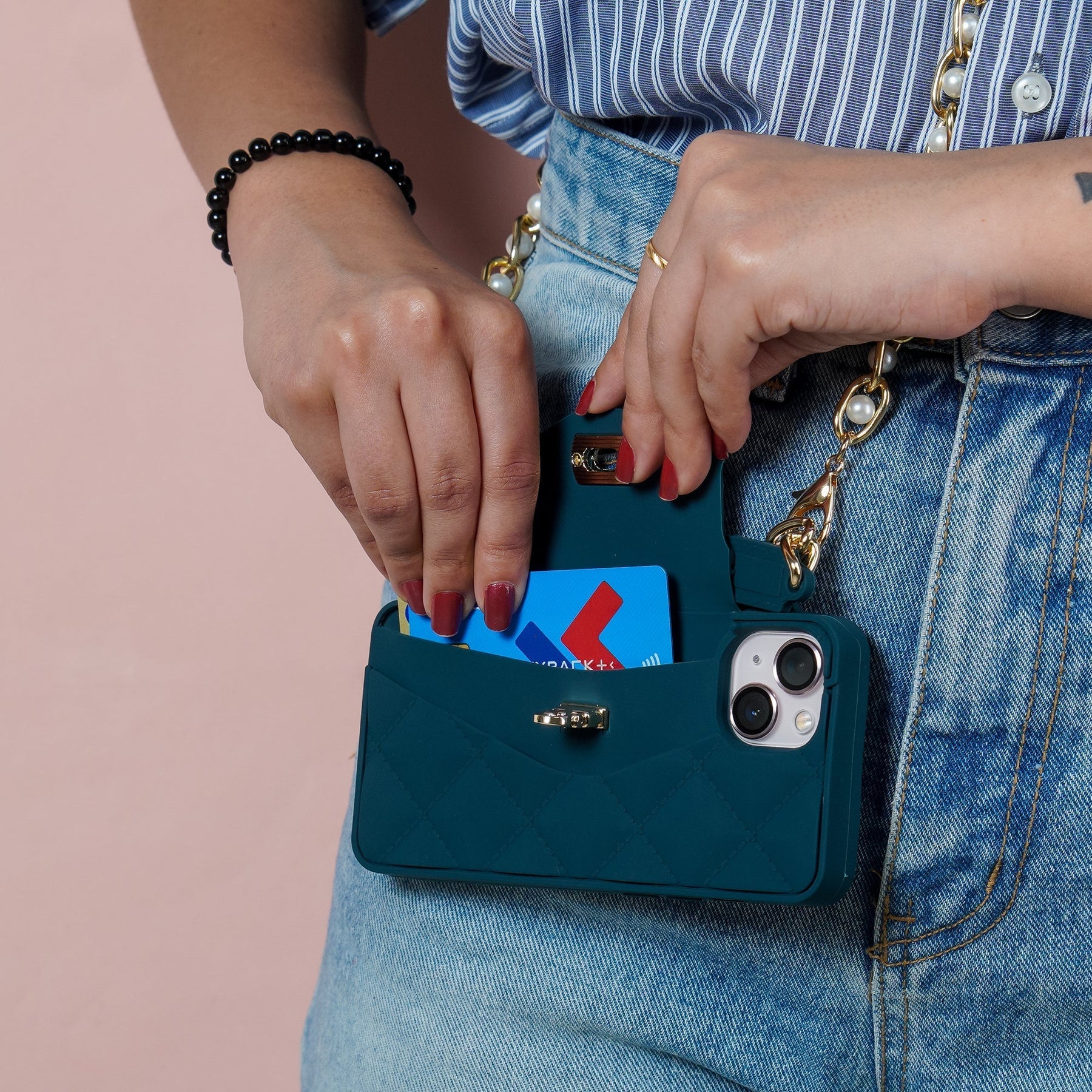 Crossbody Handbag Silicone Wallet Case