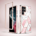 Glitter Marble Pattern Protective Case - Samsung