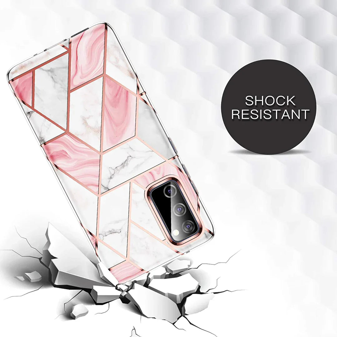 Glitter Marble Pattern Protective Case - Samsung