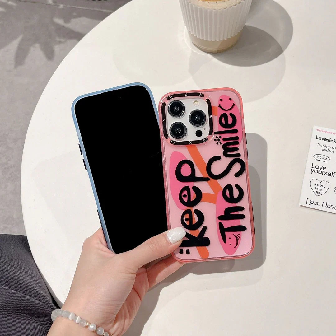 Graffiti Whisper Smile Phone Case