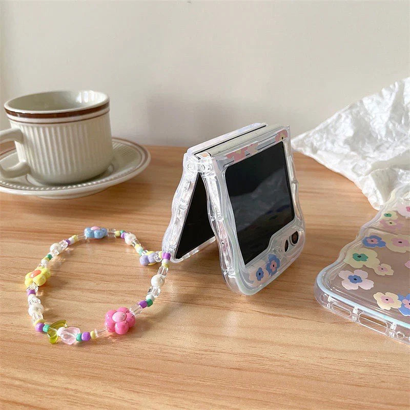 Floral Accents Clear Case - Samsung