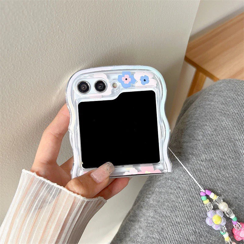 Floral Accents Clear Case - Samsung