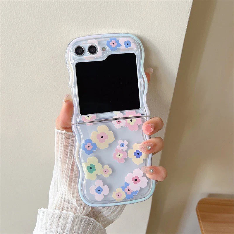Floral Accents Clear Case - Samsung