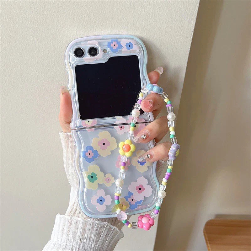 Floral Accents Clear Case - Samsung