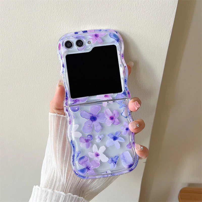 Floral Accents Clear Case - Samsung