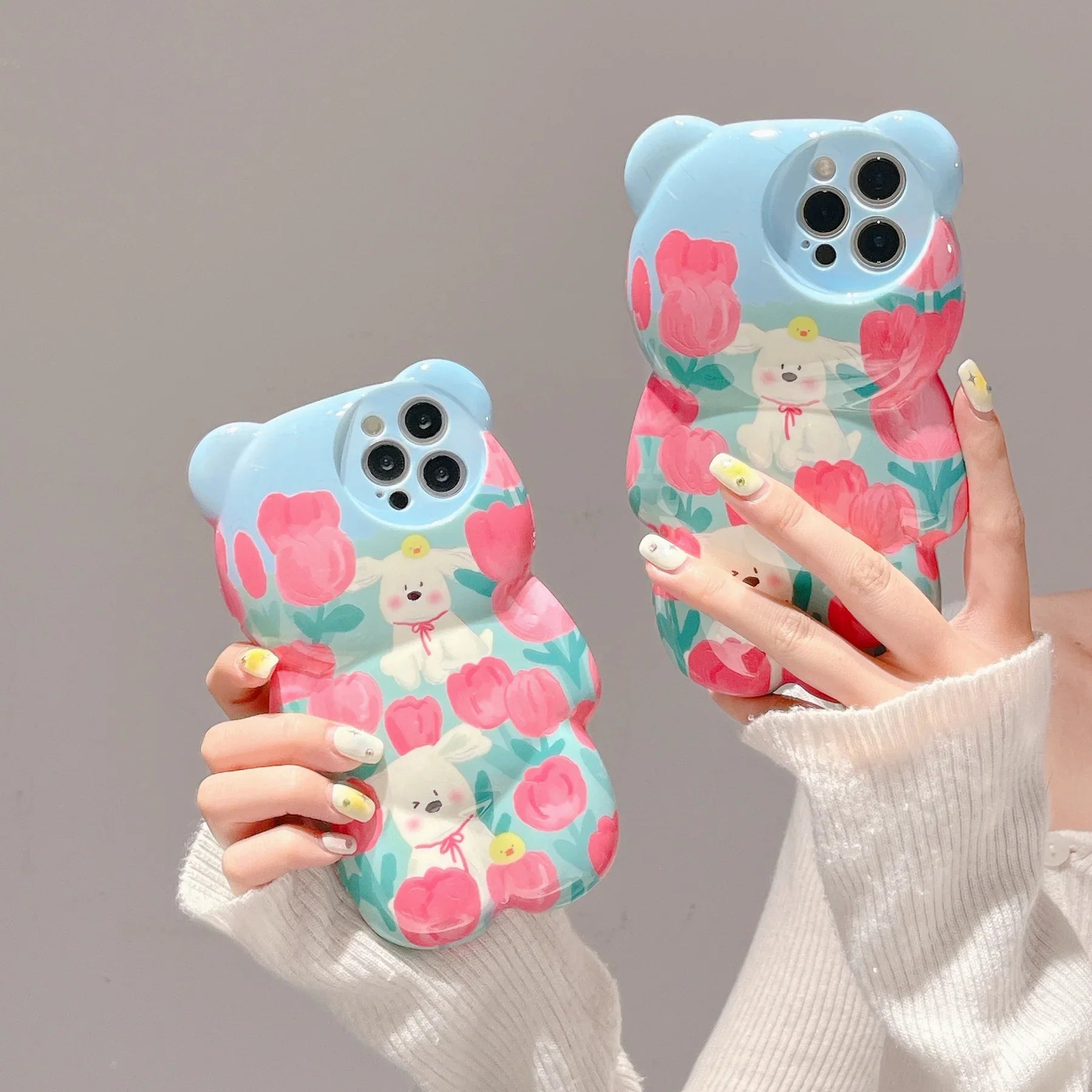 Floral Pup Paradise Pattern Case
