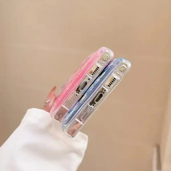 Luminous Glowing Glitter Flower Case - Samsung