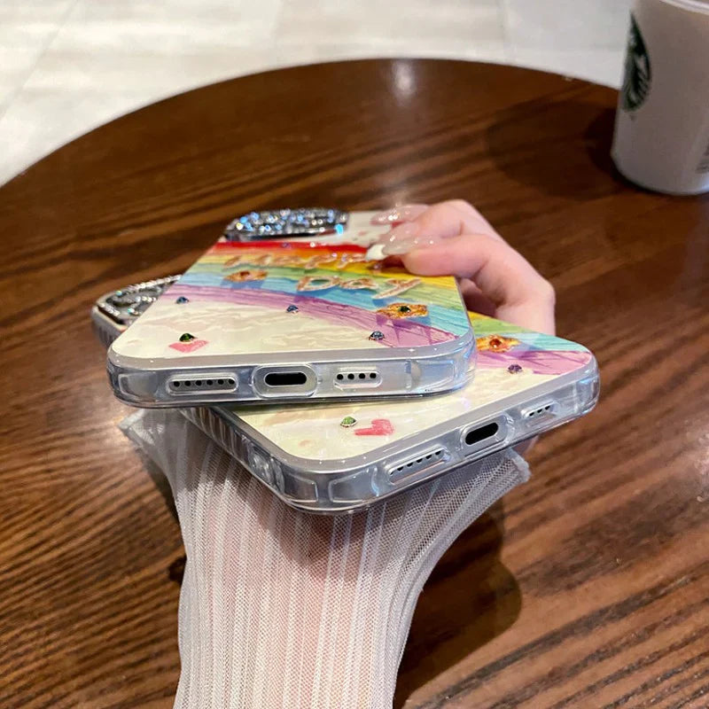 Rainbow Rabbit Oil Painting Case