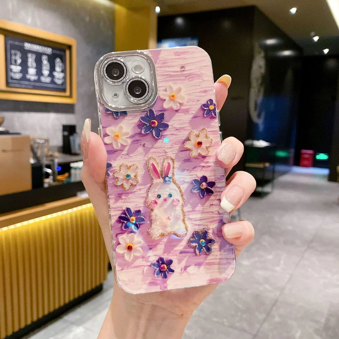 Floral Fables Cartoon Phone Case