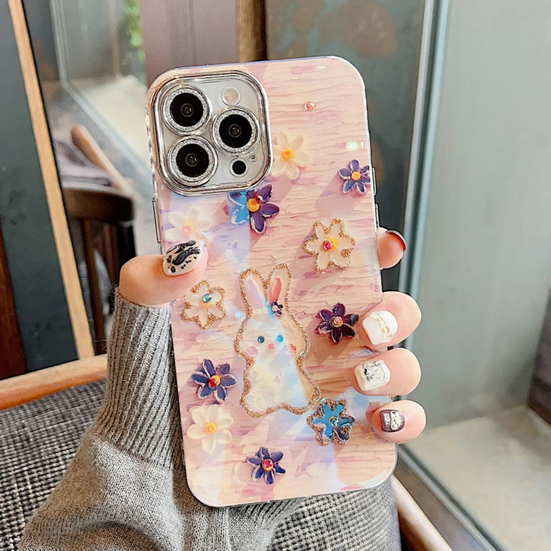 Floral Fables Cartoon Phone Case