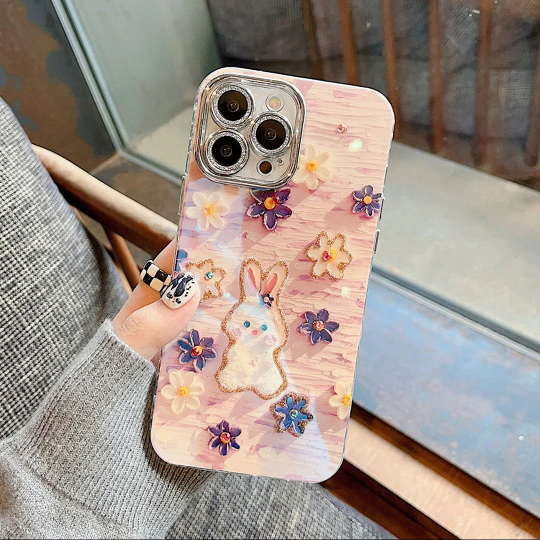 Floral Fables Cartoon Phone Case