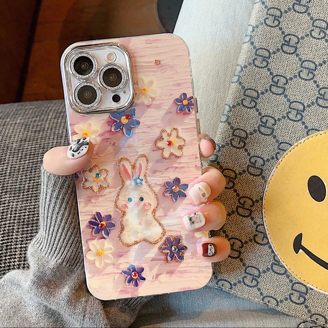 Floral Fables Cartoon Phone Case