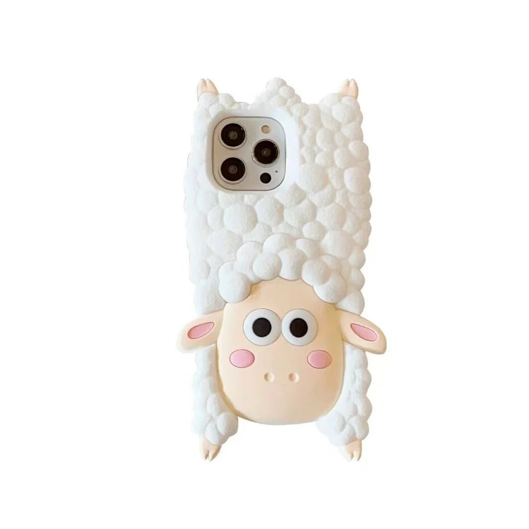 3D Cartoon Woolly Wonder Sheep Case