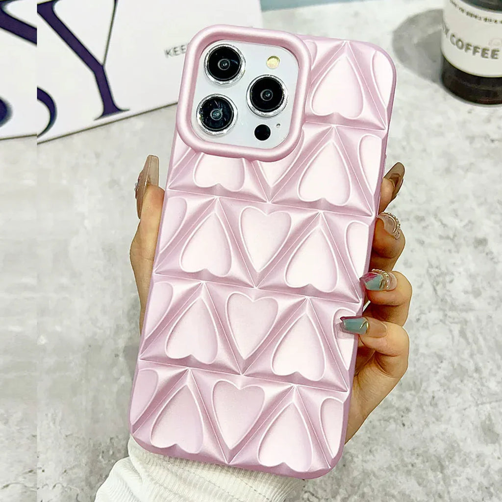 Triangular Love Fusion Phone Case