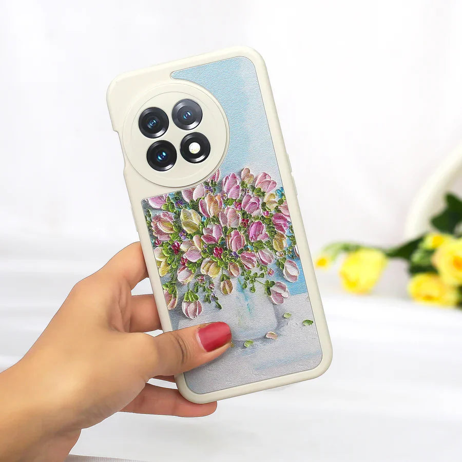 Blossom Fantasy Oil Canvas Case - OnePlus