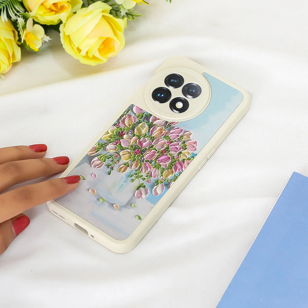 Blossom Fantasy Oil Canvas Case - OnePlus
