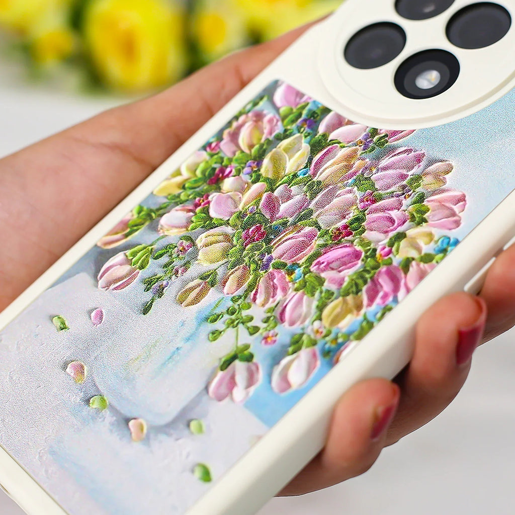 Blossom Fantasy Oil Canvas Case - OnePlus