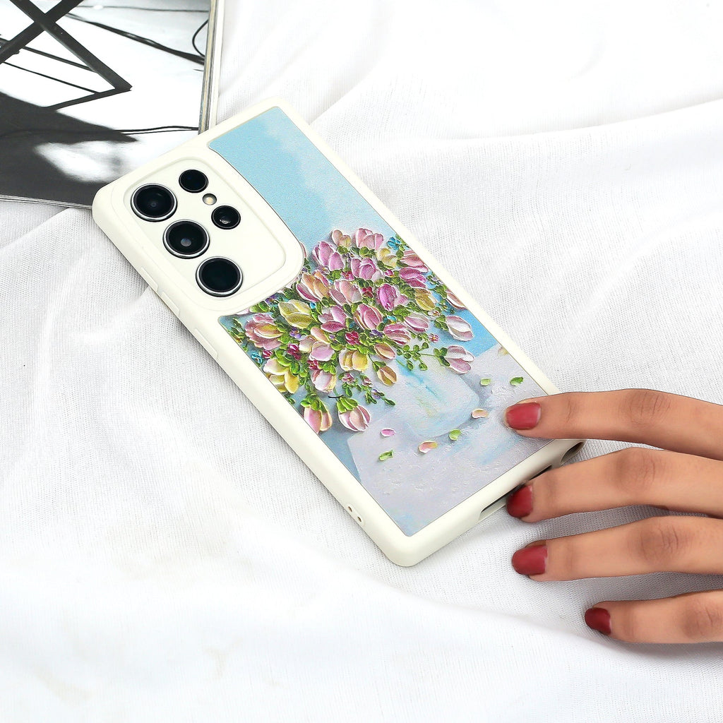 Classic Floral Charm Phone Case - Samsung