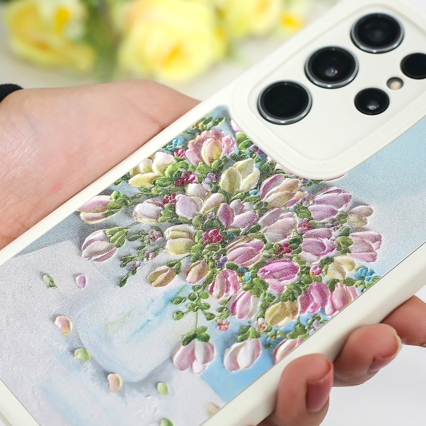 Classic Floral Charm Phone Case - Samsung
