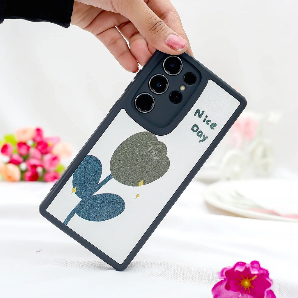 Playful Floral Pattern Phone Case - Samsung