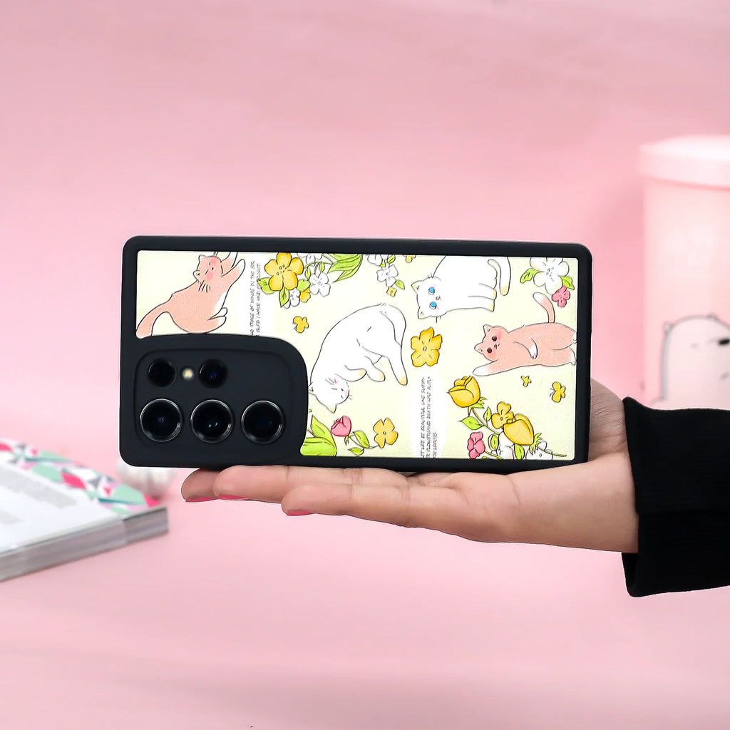 Vintage Spring Animal Print Case - Samsung