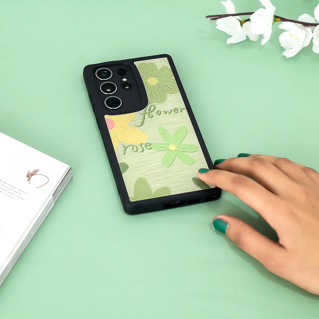 Trendy Floral Fantasy Phone Case - Samsung
