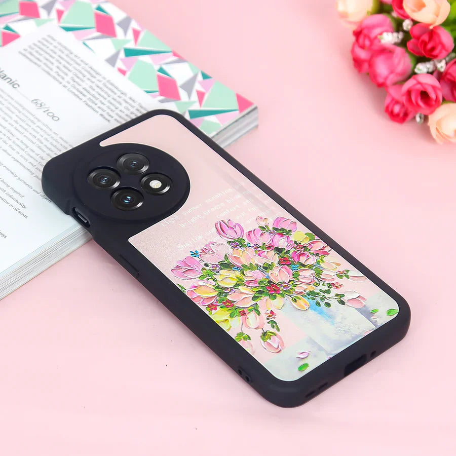 Nature Canvas Painted Flower Petals Case - OnePlus