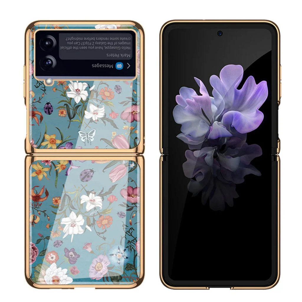 Vintage Gold Radiant Bloom Phone Case - Samsung