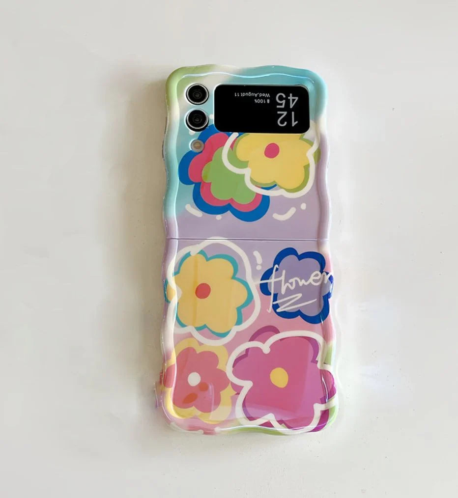 Twisted Edge Floral Mosaic Phone Case - Samsung