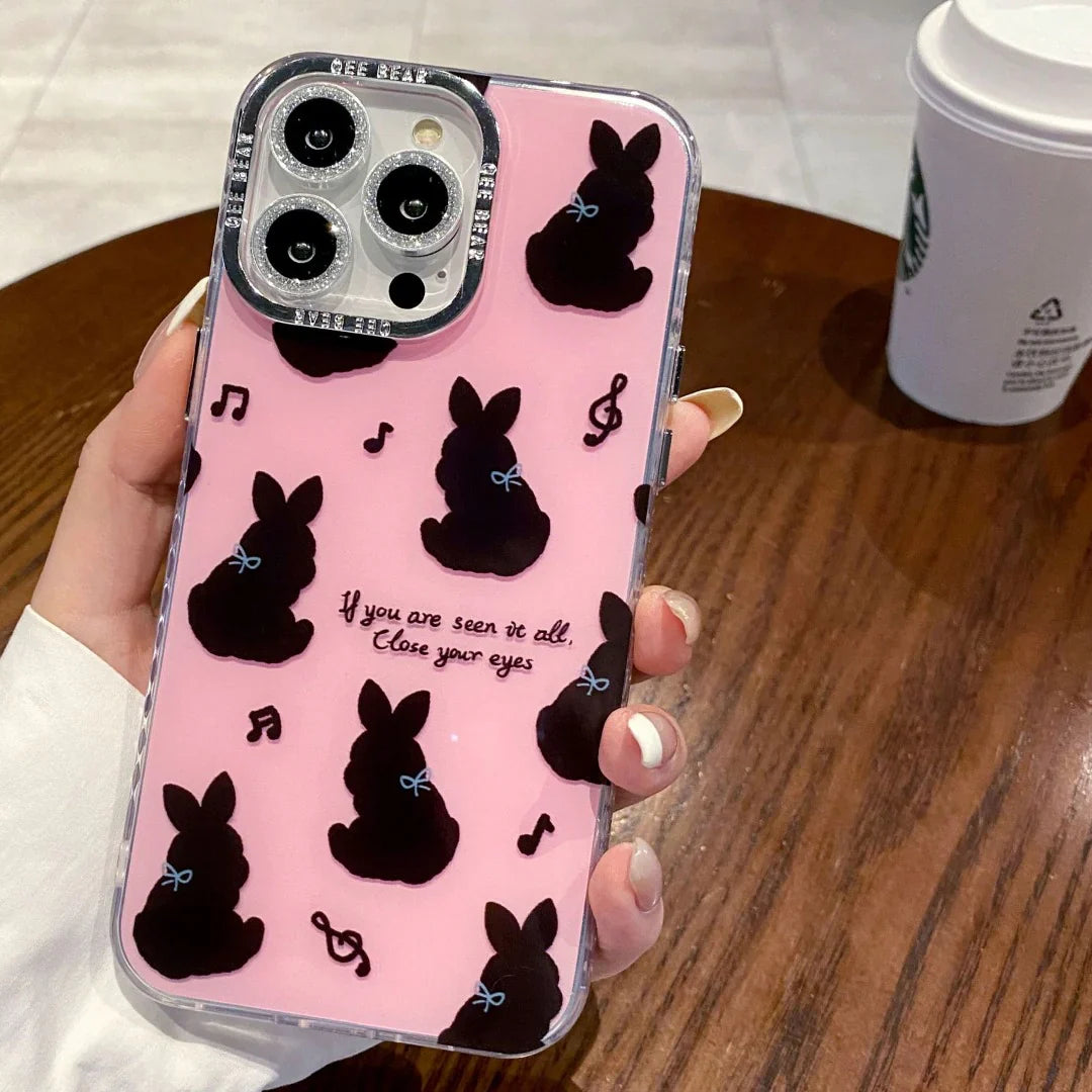 Playful Cartoon Bunny Phone Case