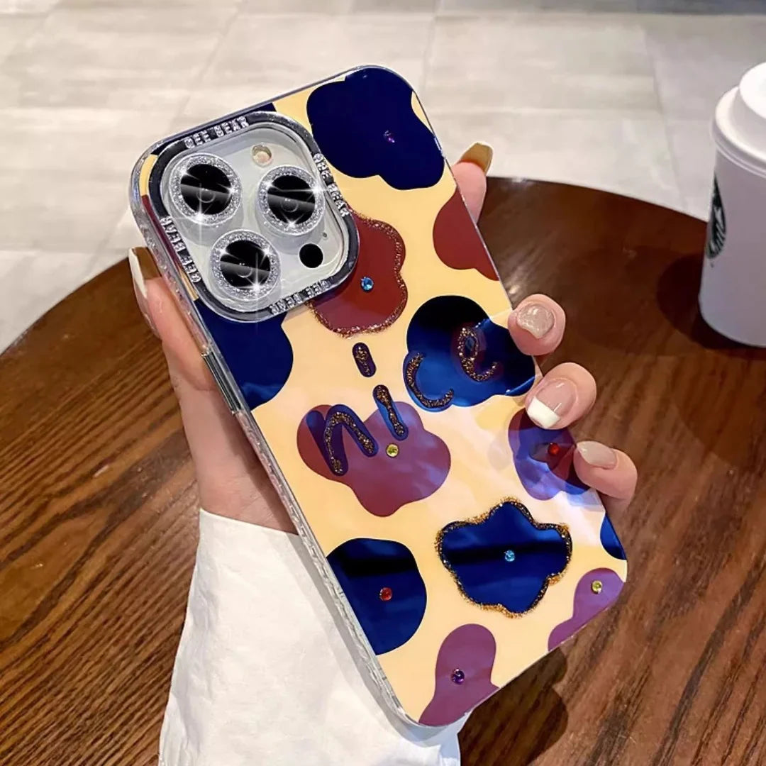 Sparkling Western Cow Print Phone Case