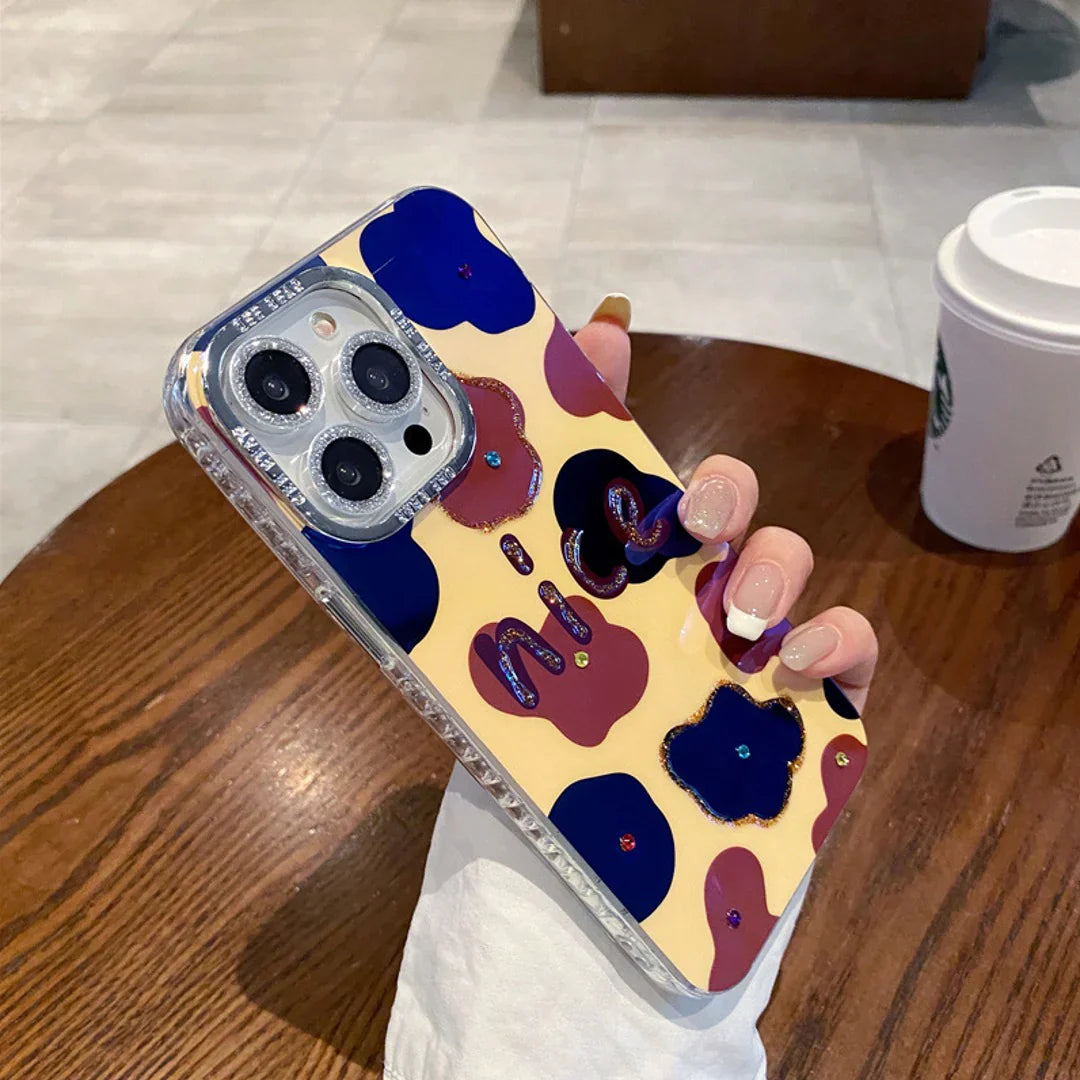 Sparkling Western Cow Print Phone Case