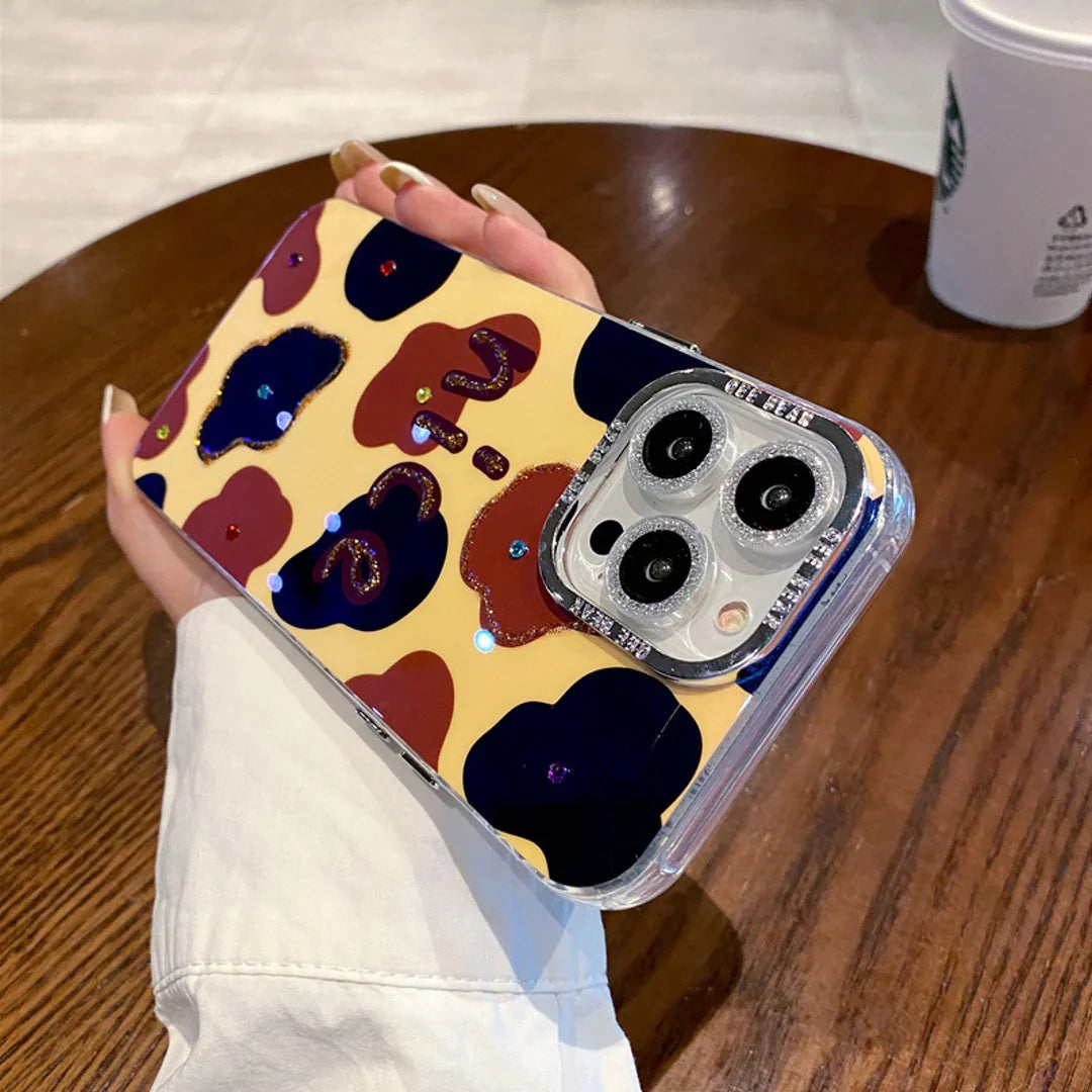 Sparkling Western Cow Print Phone Case
