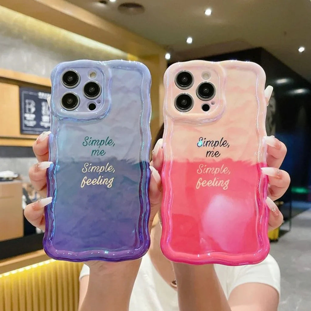 Twisted Edge Gradient Beauty Phone Case