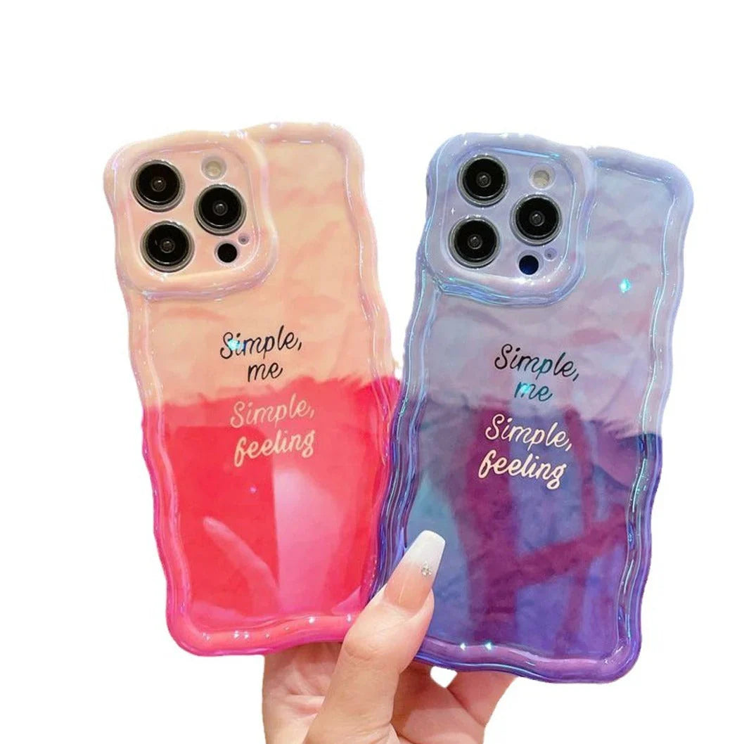 Twisted Edge Gradient Beauty Phone Case