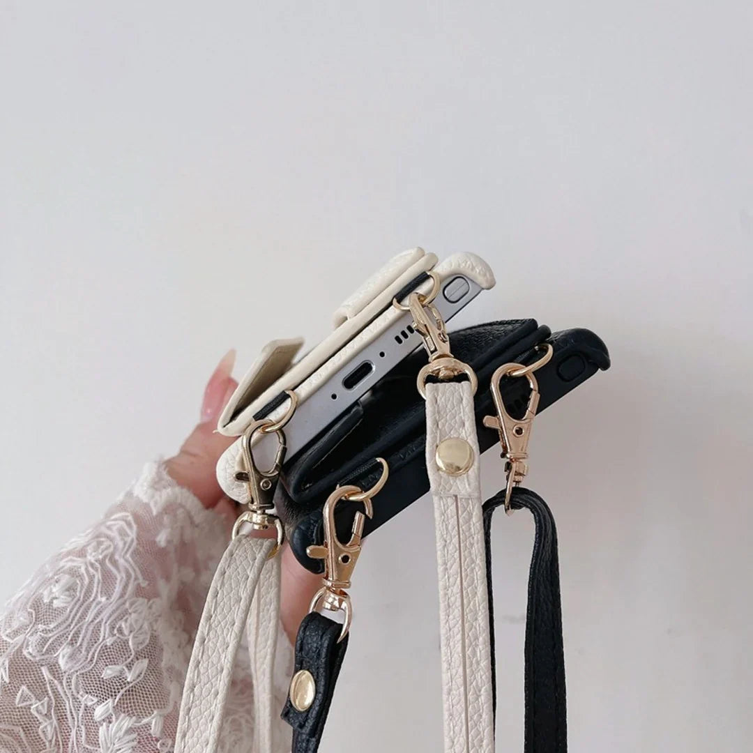 Urban Verve Crossbody Wrist Strap Wallet Phone Case - Samsung