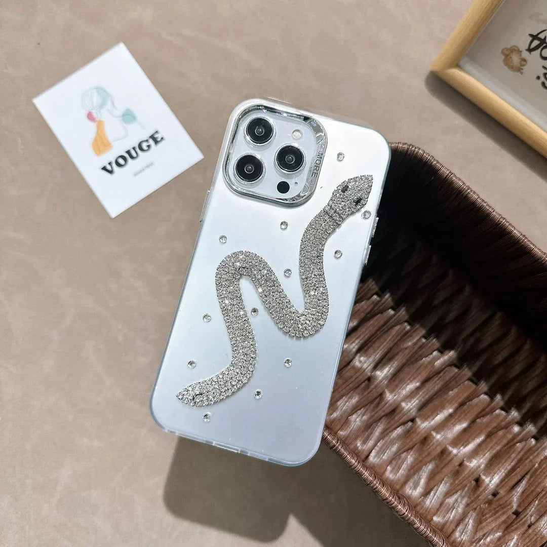 3D Diamondback Snake Phone Case