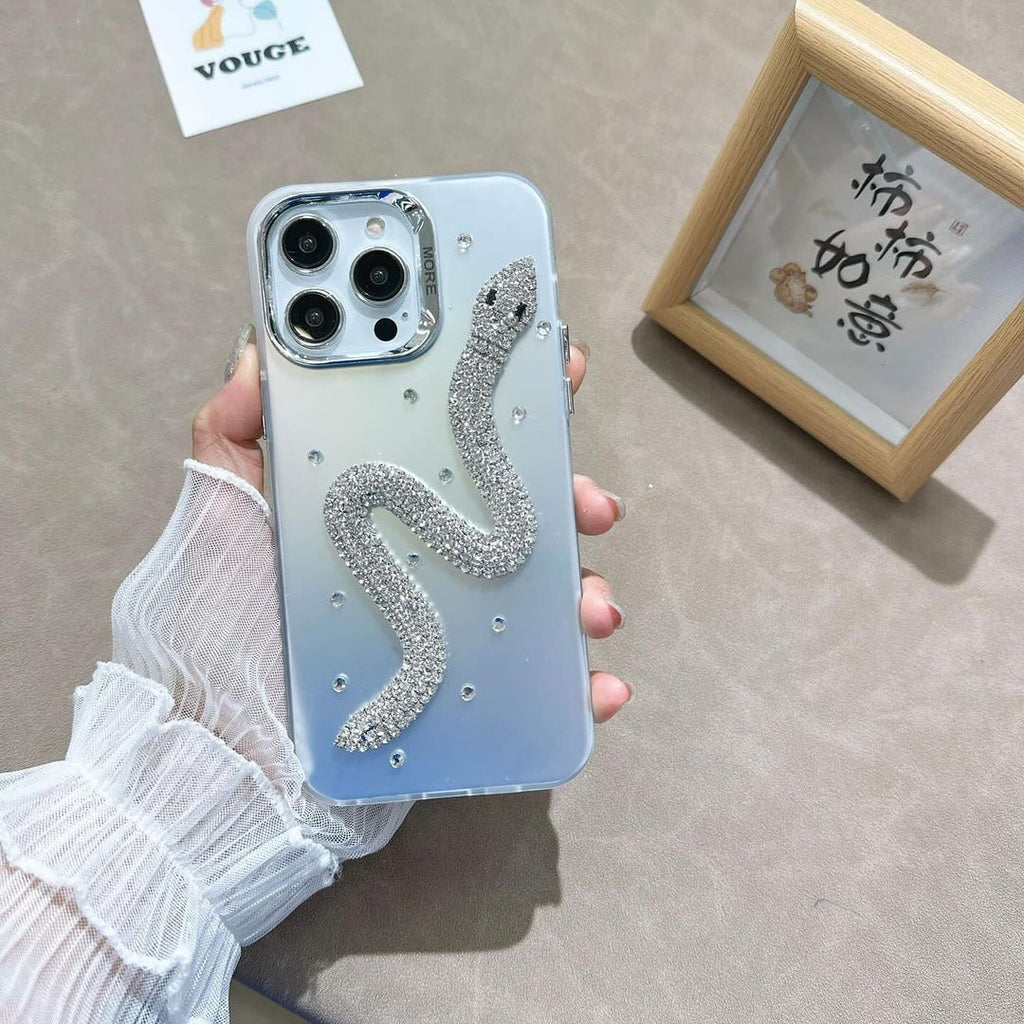 3D Diamondback Snake Phone Case