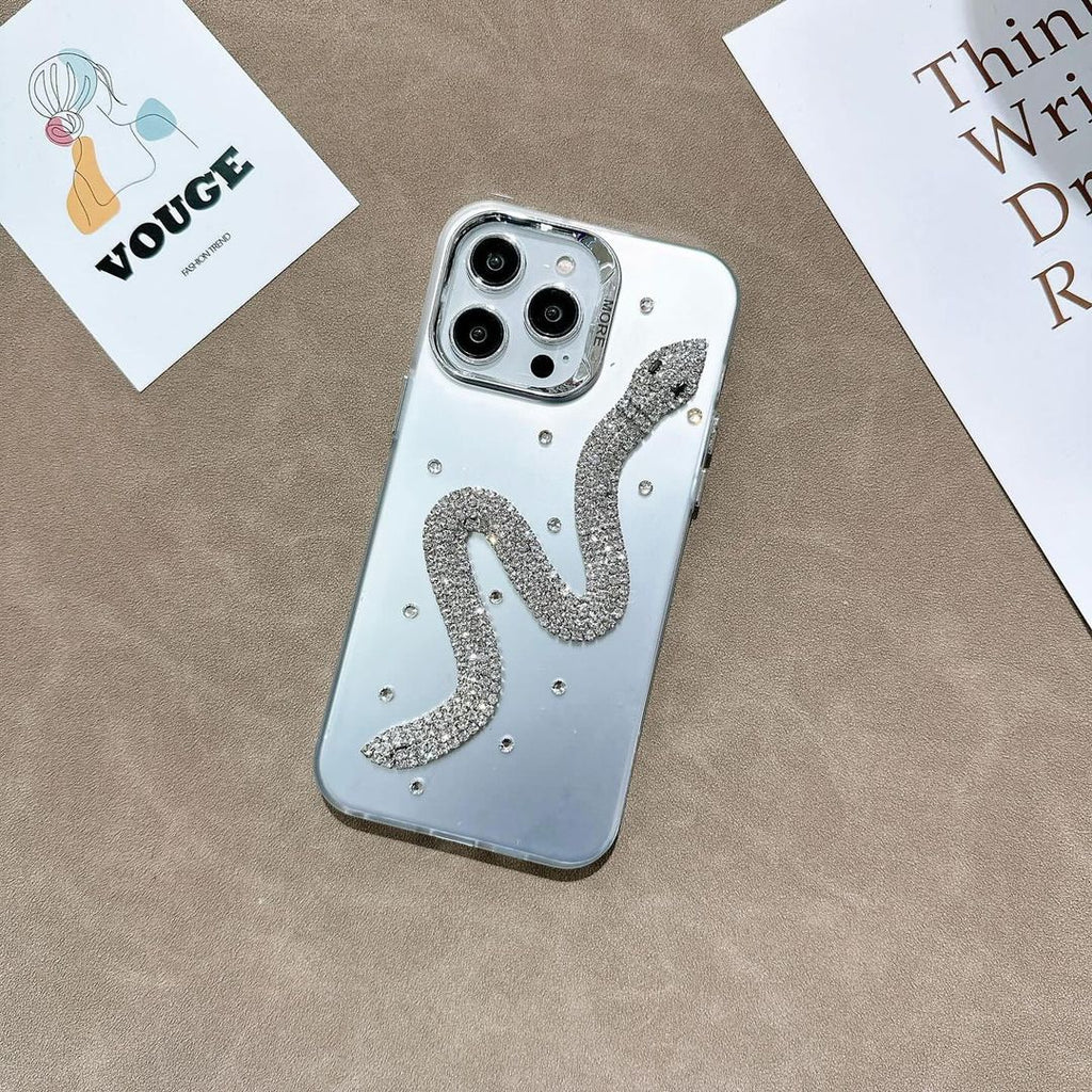 3D Diamondback Snake Phone Case