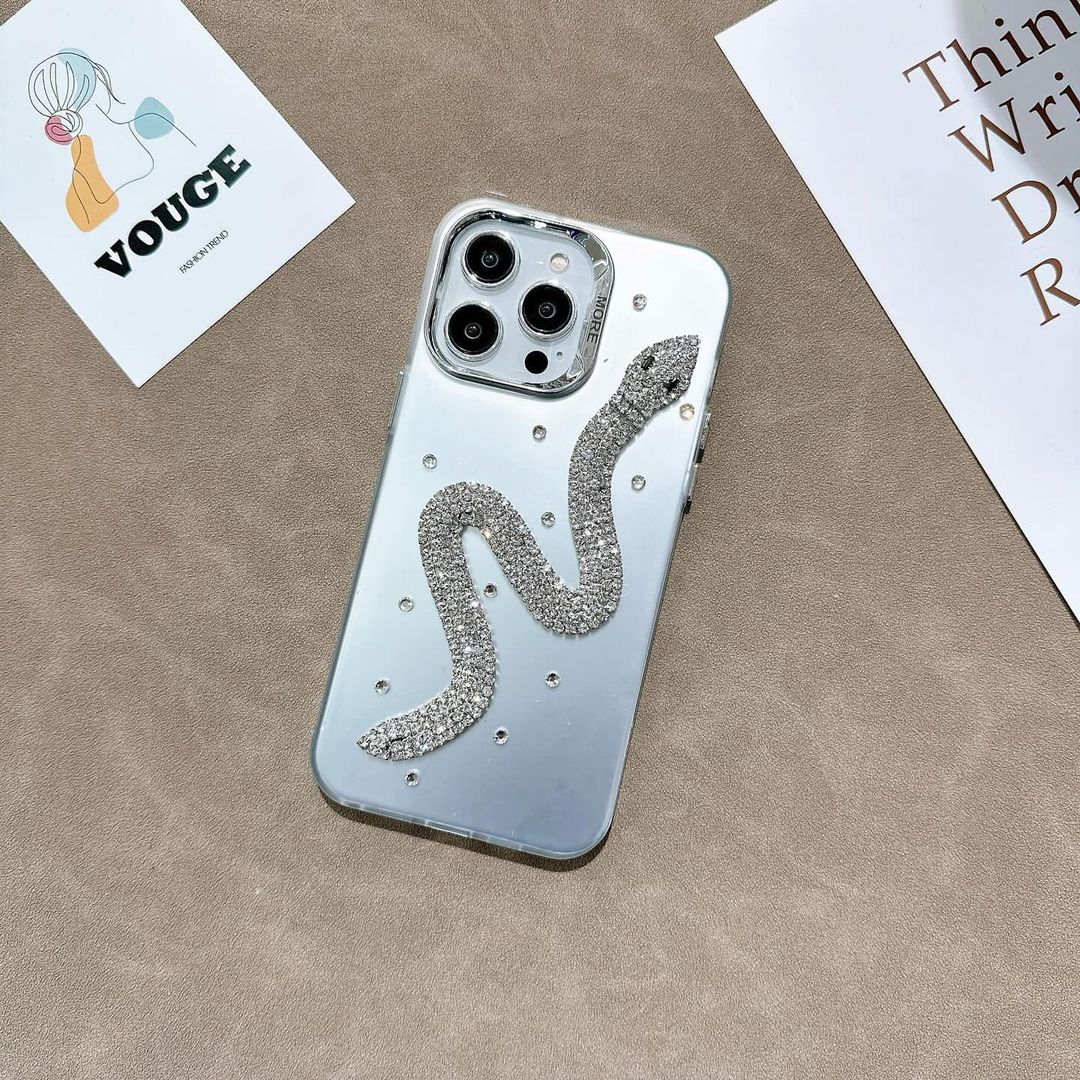 3D Diamondback Snake Phone Case