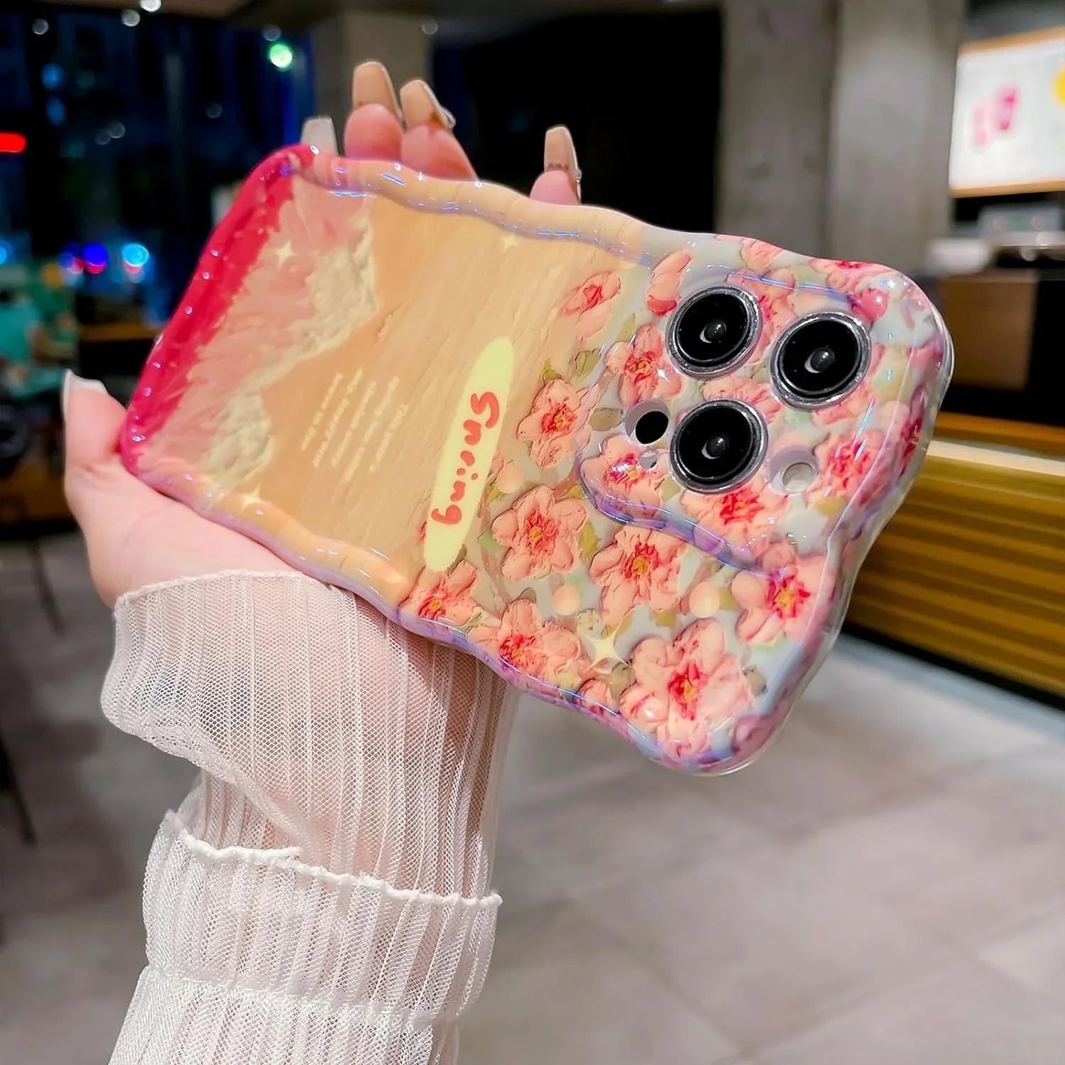 Vintage Floral Charm Case