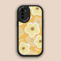 Floral Edition Leather Textured Soft Case - Samsung