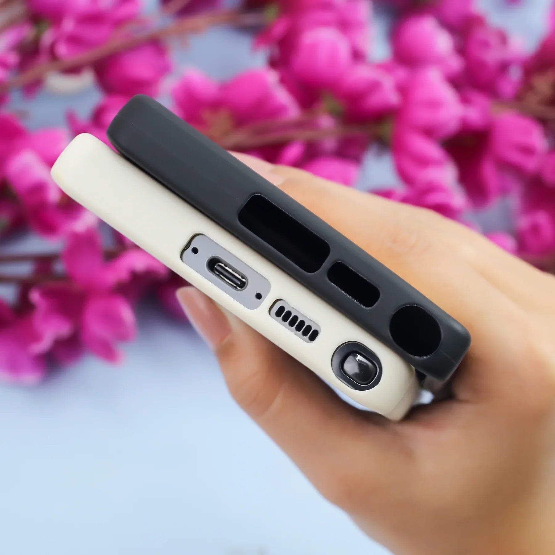 Floral Edition Leather Textured Soft Case - Samsung